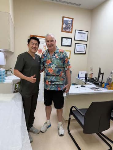 Handwritten testimonial from Mr. John Philip Toman